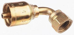 Parker - 1/2 Thread Hydraulic Hose Fitting - -8 Hose Size, 1/2" Hose Diam - Industrial Tool & Supply