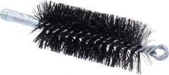 Weiler - 4-1/2" Long x 2" Diam Steel Spiral Brush - Double Spiral, 7-1/2" OAL, 0.012" Wire Diam, 1/4" Shank Diam - Industrial Tool & Supply