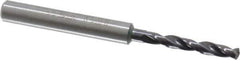 Guhring - 3.6mm 140° Solid Carbide Jobber Drill - FIREX Finish, Right Hand Cut, Spiral Flute, Straight Shank, 66mm OAL, SU Point - Industrial Tool & Supply