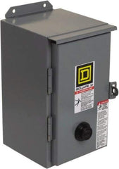 Square D - 208 Coil VAC at 60 Hz, 27 Amp, NEMA Size 1, Nonreversible Enclosed Enclosure NEMA Motor Starter - 3 hp at 1 Phase, 12 Enclosure Rating - Industrial Tool & Supply