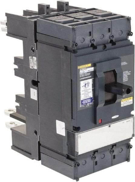 Square D - 600 Volt, 400 Amp, Automatic Molded Case Switch - 3, 4 Pole, 100 at 480 VAC kA Interrupting Rating, Plug In Connection, 5.51 Inch Wide x 1 Inch Deep x 13.38 Inch High - Industrial Tool & Supply