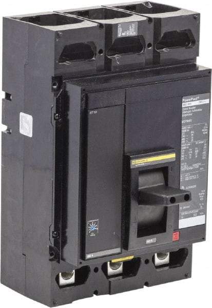 Square D - 400 Amp, 600 VAC, 3 Pole, Unit Mount Molded Case Circuit Breaker - Electronic Trip, 18 kA at 600 VAC Breaking Capacity, 3/0 (Aluminum), 3/0 (Copper) AWG, 8.05 Inch Deep x 12.86 Inch High x 8.27 Inch Wide - Industrial Tool & Supply