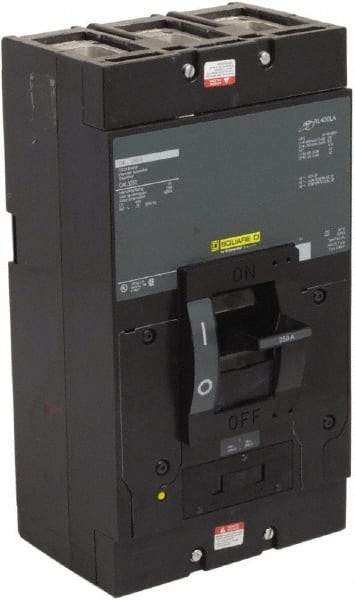 Square D - 250 Amp, 240 V, 3 Pole, Panel Mount Molded Case Circuit Breaker - Thermal Magnetic Trip, 25 kA at 240 VAC Breaking Capacity - Industrial Tool & Supply