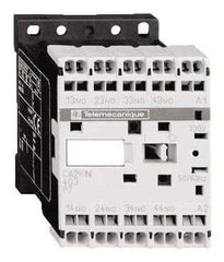Schneider Electric - 2NC/2NO, 110 VAC at 50/60 Hz Control Relay - 17 V - Industrial Tool & Supply