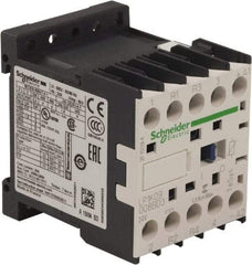 Schneider Electric - 4 Pole, 24 Coil VDC, 16 Amp at 690 VAC and 20 Amp at 440 VAC, Nonreversible IEC Contactor - BS 5424, CSA, IEC 60947, NF C 63-110, RoHS Compliant, UL Listed, VDE 0660 - Industrial Tool & Supply