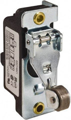 Square D - SPDT, NC/NO, 600 VAC, Screw Terminal, Roller Plunger Actuator, General Purpose Limit Switch - 1 NEMA Rating, IP20 IPR Rating, 1/2 Lb. Operating Force - Industrial Tool & Supply