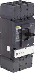 Square D - 400 Amp, 600 VAC, 3 Pole, Panel Mount Molded Case Circuit Breaker - Electronic Trip, Multiple Breaking Capacity Ratings, 2 AWG - Industrial Tool & Supply