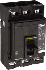 Square D - 400 Amp, 3 Pole, Panel Mount Molded Case Circuit Breaker - Electronic Trip, Multiple Breaking Capacity Ratings - Industrial Tool & Supply