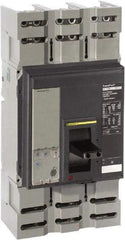 Square D - 1200 Amp, 600 VAC, 3 Pole, Panel Mount Molded Case Circuit Breaker - Electronic Trip, Multiple Breaking Capacity Ratings, 3/0 AWG - Industrial Tool & Supply