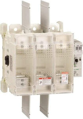 Schneider Electric - 3 Pole, 600 Volt, 400 Amp, Pressure Plate Fuse Holder - Compatible with J Class, 259mm Wide Fuse - Industrial Tool & Supply