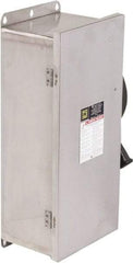 Square D - 100 Amp, 600 VAC/VDC, 3 Pole Nonfused Safety Switch - NEMA 12, 3, 3R, 4 & 4X, 40 hp at 600 VAC, 50 hp at 600 VDC (Single Phase), 100 hp at 600 VAC, 50 hp at 600 VDC (Triple Phase), ST Contact Form - Industrial Tool & Supply