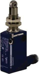 Telemecanique Sensors - DP, NC/NO, 240 VAC, 5 Pin M12 Male Terminal, Roller Plunger Actuator, General Purpose Limit Switch - IP66, IP67, IP68 IPR Rating - Industrial Tool & Supply
