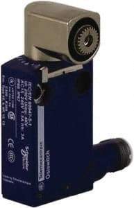 Telemecanique Sensors - DP, NC/NO, 240 VAC, 5 Pin M12 Male Terminal, Rotary Head Actuator, General Purpose Limit Switch - IP66, IP67, IP68 IPR Rating - Industrial Tool & Supply