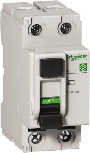 Schneider Electric - 25 Amp Circuit Breaker Residual Current Switch - Industrial Tool & Supply