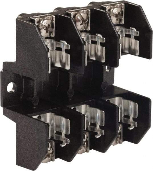 Square D - 3 Pole, 250 Volt, 30 Amp, Surface Mount Fuse Holder - Compatible with H Class Fuse - Industrial Tool & Supply