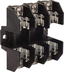 Square D - 3 Pole, 250 Volt, 30 Amp, Surface Mount Fuse Holder - Compatible with H Class Fuse - Industrial Tool & Supply