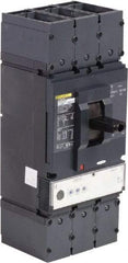 Square D - 400 Amp, 600 VAC, 3 Pole, Panel Mount Molded Case Circuit Breaker - Electronic Trip, Multiple Breaking Capacity Ratings, 2 AWG - Industrial Tool & Supply