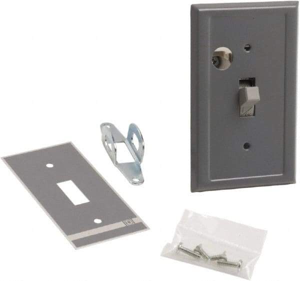 Square D - 2 Poles, 30 Amp, Open Toggle Manual Motor Starter - 1 hp at 90 VDC, 1-1/2 hp at 230 VDC, 2 hp at 115 VAC, 2 hp at 115 VDC, 2 hp at 230 VAC, 3 hp at 460 VAC & 3 hp at 575 VAC, CE, CSA & UL Listed - Industrial Tool & Supply