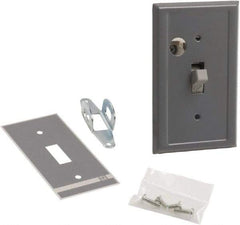 Square D - 2 Poles, 30 Amp, Open Toggle Manual Motor Starter - 1 hp at 90 VDC, 1-1/2 hp at 230 VDC, 2 hp at 115 VAC, 2 hp at 115 VDC, 2 hp at 230 VAC, 3 hp at 460 VAC & 3 hp at 575 VAC, CE, CSA & UL Listed - Industrial Tool & Supply