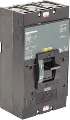 Square D - 400 Amp, 600 V, 3 Pole, Panel Mount Molded Case Circuit Breaker - Thermal Magnetic Trip, Multiple Breaking Capacity Ratings - Industrial Tool & Supply