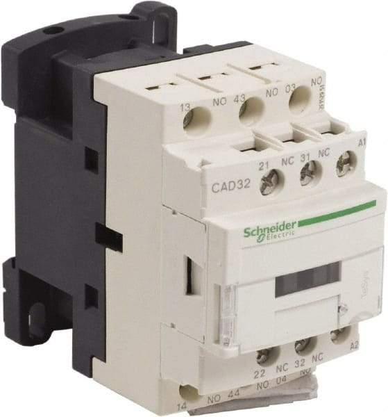 Schneider Electric - 2NC/3NO, 120 VAC at 50/60 Hz Control Relay - 17 V - Industrial Tool & Supply