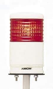 Schneider Electric - LED Lamp, Red, Flashing and Steady, Preassembled Stackable Tower Light Module Unit - 24 VDC, 100 Milliamp, IP54 Ingress Rating, Base Mount - Industrial Tool & Supply