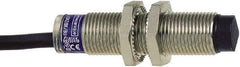 Telemecanique Sensors - NPN, PNP, NO/NC, 4mm Detection, Cylinder, Inductive Proximity Sensor - 4 Wires, IP68, 12 to 24 VDC, M12x1 Thread, 55mm Long - Industrial Tool & Supply