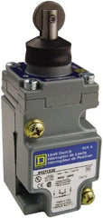 Square D - SPDT, NC/NO, 600 Volt Screw Terminal, Roller Plunger Actuator, General Purpose Limit Switch - 1, 2, 4, 6, 12, 13, 6P NEMA Rating, IP67 IPR Rating - Industrial Tool & Supply