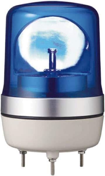 Schneider Electric - 12 VAC/VDC, 250 mAmp, Rotating Beacon LED Light - Surface Mounted, 6.77 Inch High, 106mm Diameter, 138 Flashes per min - Industrial Tool & Supply