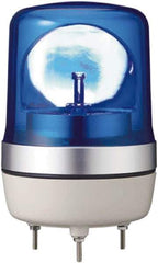 Schneider Electric - 12 VAC/VDC, 250 mAmp, Rotating Beacon LED Light - Surface Mounted, 6.77 Inch High, 106mm Diameter, 138 Flashes per min - Industrial Tool & Supply