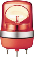 Schneider Electric - 24 VAC/VDC, 125 mAmp, Rotating Beacon LED Light - Surface Mounted, 6.77 Inch High, 106mm Diameter, 138 Flashes per min - Industrial Tool & Supply