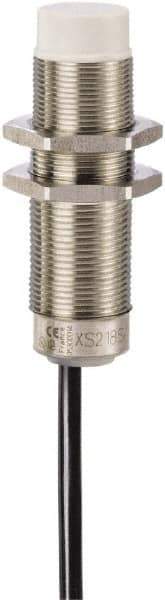 Telemecanique Sensors - NPN, PNP, 12mm Detection, Cylinder, Inductive Proximity Sensor - 2 Wires, IP68, IP69, 24 to 240 VAC @ 50/60 Hz, 24 to 240 VDC, M18x1 Thread, 60mm Long - Industrial Tool & Supply