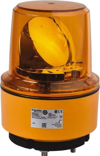Schneider Electric - 24 VDC, 125 mAmp, Rotating Beacon LED Light - Surface Mounted, 7.05 Inch High, 130mm Diameter, 162 Flashes per min - Industrial Tool & Supply
