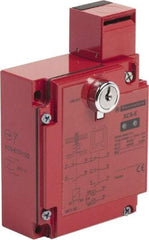 Telemecanique Sensors - 2NO/2NC Configuration, 300 VAC, 5 Amp, Metal Key Safety Limit Switch - 3.86 Inch Wide x 1.73 Inch Deep x 5-3/4 Inch High, IP67 Ingress Rating - Industrial Tool & Supply