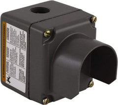 Schneider Electric - 1 Hole, 30mm Hole Diameter, Aluminum Pushbutton Switch Enclosure - 1, 3, 4, 6, 12, 13 NEMA Rated - Industrial Tool & Supply