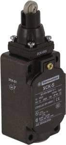 Telemecanique Sensors - DP, NC/NO, 240 VAC, Screw Terminal, Roller Plunger Actuator, General Purpose Limit Switch - IP65 IPR Rating - Industrial Tool & Supply