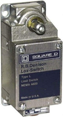 Square D - DPDT, NC/NO, Screw Terminal, Rotary Spring Return Actuator, General Purpose Limit Switch - 1, 2, 4, 12, 13 NEMA Rating, IP67 IPR Rating - Industrial Tool & Supply