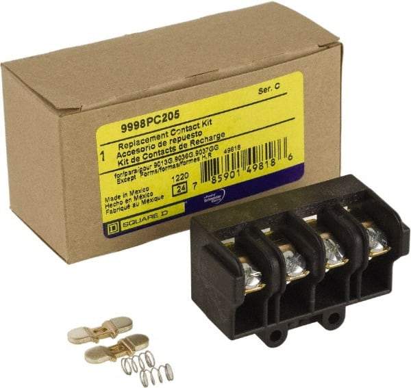 Square D - Pressure and Level Switch Replacement Parts Kit - For Use with 9013GHG, GSG, GHR, SR, GMG, 9016GVG form R, 9036GG, GR, GW, 9037GG, GR, GW Series C, RoHS Compliant - Industrial Tool & Supply