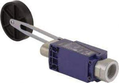 Telemecanique Sensors - NC/NO, 240 VAC, Screw Terminal, Roller Lever Actuator, General Purpose Limit Switch - 1, 2, 4, 6, 12, 13 NEMA Rating, IP66, IP67 IPR Rating - Industrial Tool & Supply