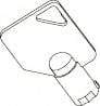 Telemecanique Sensors - 5 Inch Long, Limit Switch Key - For Use with XCSB, XCSC, XCSE - Industrial Tool & Supply