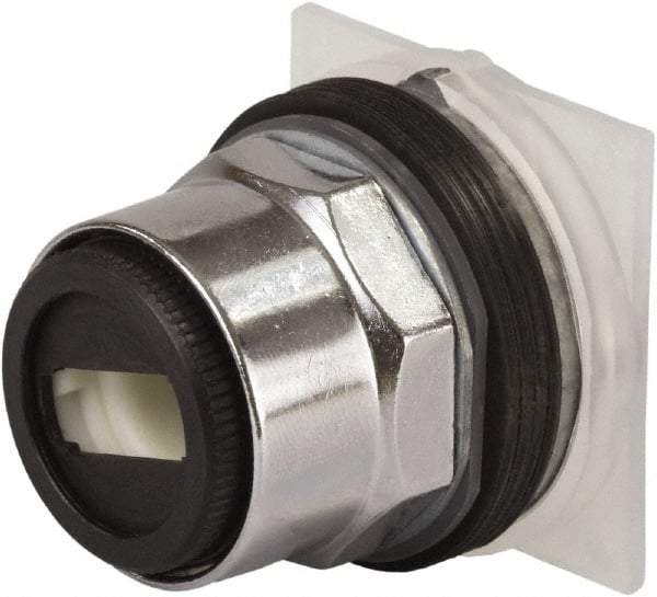 Schneider Electric - 1.18 Inch Mount Hole, 2 Position, Pushbutton Operated, Selector Switch Only - Maintained (MA), without Contact Blocks, Weatherproof and Dust and Oil Resistant - Industrial Tool & Supply