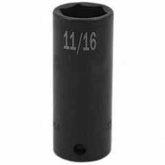SK - Impact Socket - 3/8"DR 11/16" DEEP IMPACT SOCKET - Industrial Tool & Supply