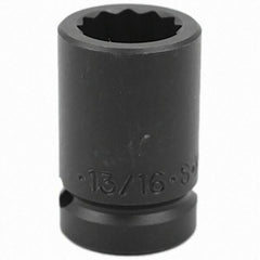 SK - Impact Socket - 3/4"DR 12PT 13/16" THIN WALL IMPACT SOCKET - Industrial Tool & Supply