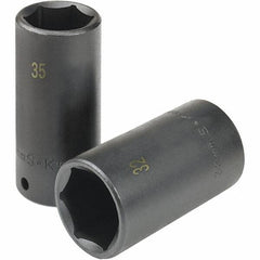 SK - Impact Socket - 1/2"DR 35MM DEEP IMPACT SOCKET - Industrial Tool & Supply