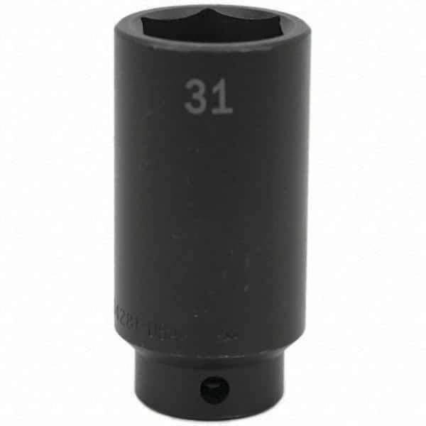 SK - Impact Socket - 1/2"DR 31MM DEEP IMPACT SOCKET - Industrial Tool & Supply