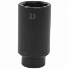 SK - Impact Socket - 1/2"DR 32MM DEEP IMPACT SOCKET - Industrial Tool & Supply