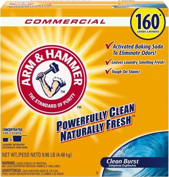 Arm & Hammer - 11.9 Lb Powder Laundry Detergent - Clean Burst Scent - Industrial Tool & Supply