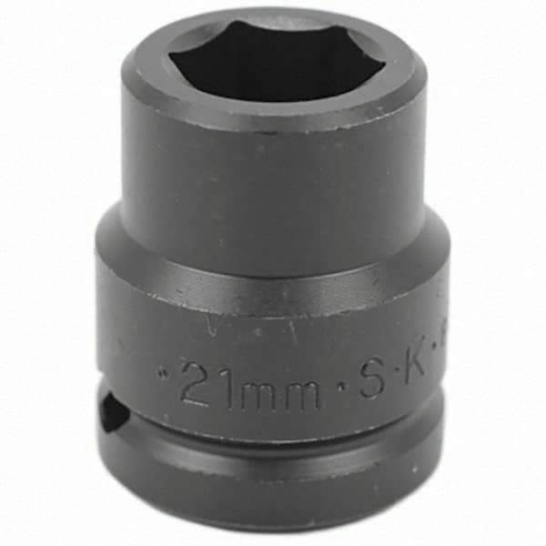 SK - Impact Socket - 3/4"DR 21MM IMPACT SOCKET - Industrial Tool & Supply