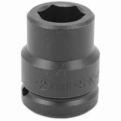 SK - Impact Socket - 3/4"DR 21MM IMPACT SOCKET - Industrial Tool & Supply