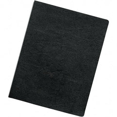 FELLOWES - Black Vinyl Binding Machine Report Cover - 8-3/4 x 11-1/4" - Industrial Tool & Supply